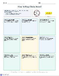 Time Choice Board