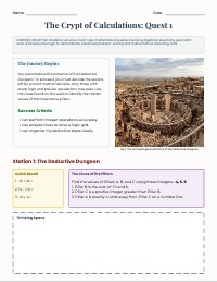 Math Mystery: The Equation Quest