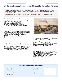 AP Human Geography Unit 7 Assessment