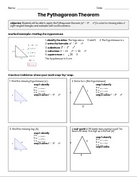 Mastering the Pythagorean Theorem Practice