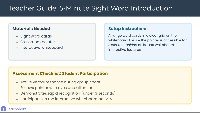 Introduction to Super Sight Words