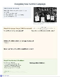 Becoming an Activist: Historical Movements