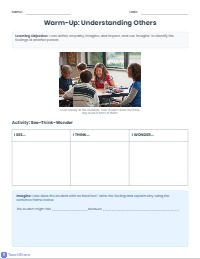 Empathy Vocabulary Warm-Up