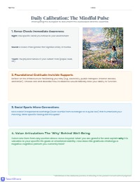 Daily Gratitude and Mindfulness Reflective Journal