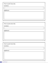 Creative Writing Time Capsule Project