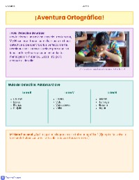 ¡Aventura Ortográfica B-V-H!