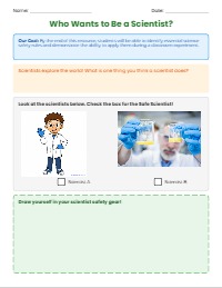 2nd Grade Science Safety Mission Workbook