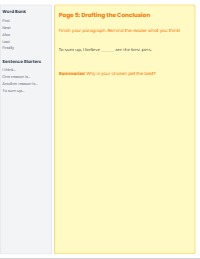 Cats vs Dogs: Argumentative Essay Planner