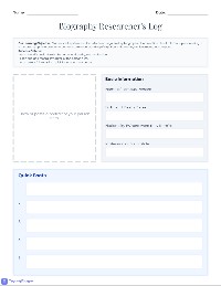 Famous Person Research Organizer