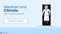 Kindergarten Science Unit: Weather and Climate