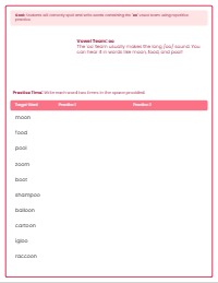 Mastering Vowel Teams Spelling Workbook