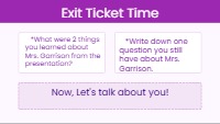 Meet Mrs. Garrison
