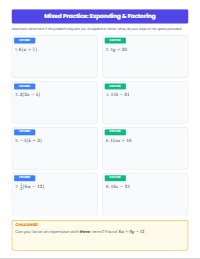 Mastering Expressions: Expanding and Factoring