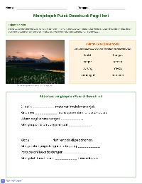 Mengenal Puisi: Desaku di Pagi Hari