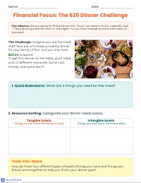 Financial Focus: Resource Brainstorm