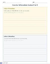 Cursive Writing & Phonics Workbook