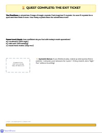 Math Quest: Computational Fluency Challenge