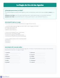 Ejercicio de sílaba tónica