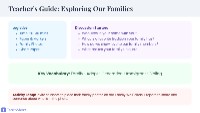 Families and Immigration in America