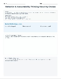 Property Damage Reflection Worksheet