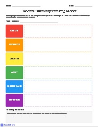 Middle School Critical Thinking Ladder Template