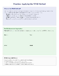 Resume Building & Interview Basics