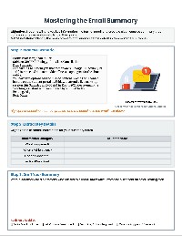 Email Mediation Worksheet