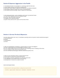 Causes of World War II Final Exam