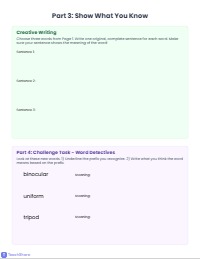 Mastering Prefixes: Uni, Mono, Bi, Tri