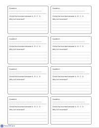Strategy Toolkit: Shade Out Wrong Answers