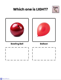 Comparing Heavy and Light Objects
