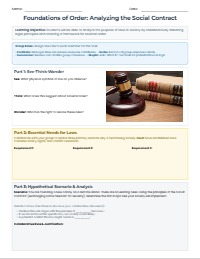 The Necessity and Purpose of Laws