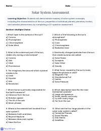 Solar System Chapter 11 Assessment