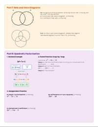 Comprehensive Secondary Mathematics Exam Practice Worksheet