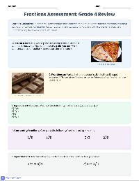 Georgia 4th Grade Fractions Assessment