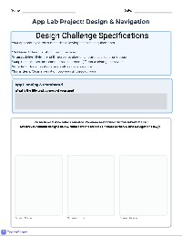 Design an app - 8th grade
