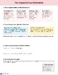Workplace Motivation and Team Building