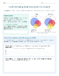 Understanding Risk and Health Factors