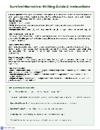 Survival Story Writing Workshop