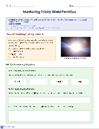 Word Family Reteach Practice