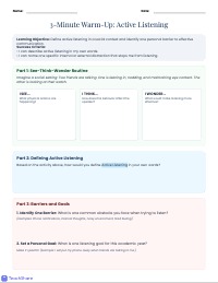 Defining Social Listening Activity
