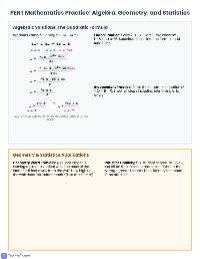 PERT Exam Practice Questions