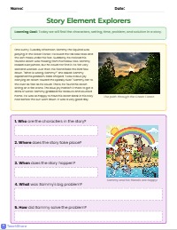 Story Detectives: Finding Elements in Fiction