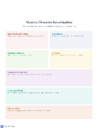 Mystery Elements Decoder