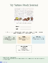Nature Study Journal Overview
