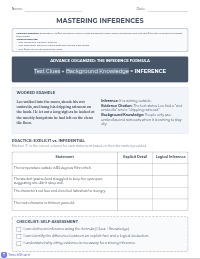 Independent Practice: Inference Questions