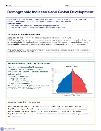 Global Demographics Explorer