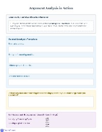 Understanding Reasoning and Arguments