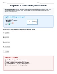 Mastering Multisyllabic Words and Complex Patterns