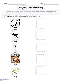 Rhyming Fun: A Match and Paste Activity